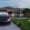 4 bedroom high density main house plan Zimbabwe with a bill of quantities and materials Palmer Construction 4BDHDMH02