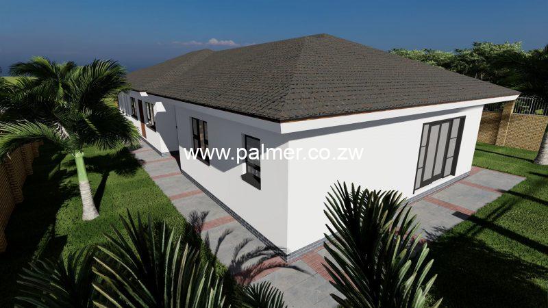 Density House 4 bedroom high density house plan - Palmer Construction Zimbabwe
