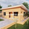 2 bedroom cottage house plan Zimbabwe with a bill of quantities and materials Palmer Construction 2BDCTG03