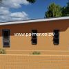 2 bedroom cottage house plan Zimbabwe with a bill of quantities and materials Palmer Construction 2BDCTG03