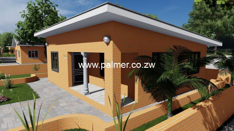 2 Bed Cottage House Plan Flat Roof Palmer Construction Zimbabwe 2-bed-cottage-house-plan-flat-roof-palmer-construction-zimbabwe